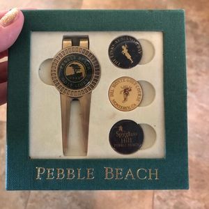 Pebble beach golf marker pack